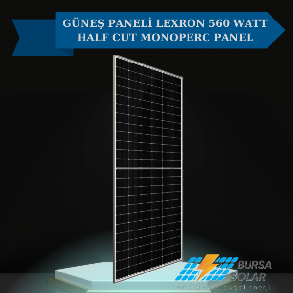 Lexron 560 Watt Half-Cut Perc Monokristal